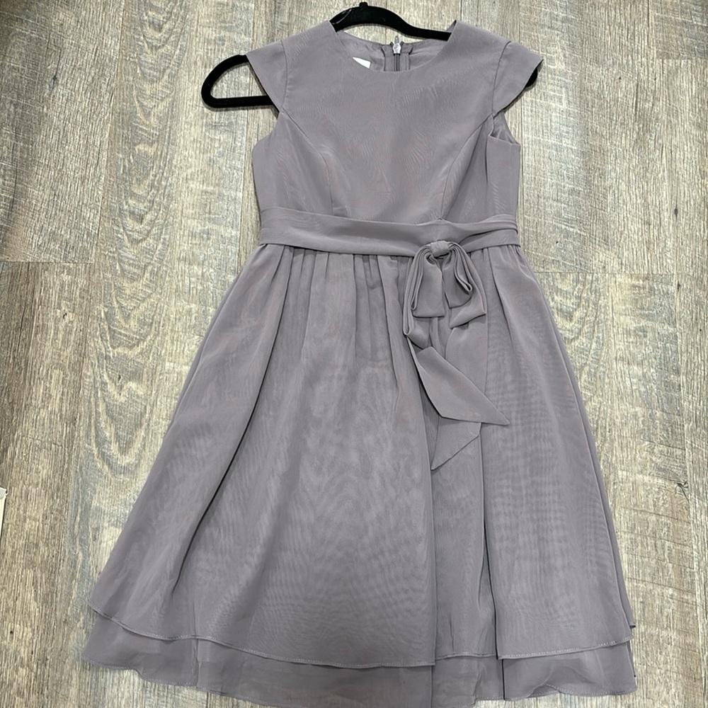 Junior girls gray dress